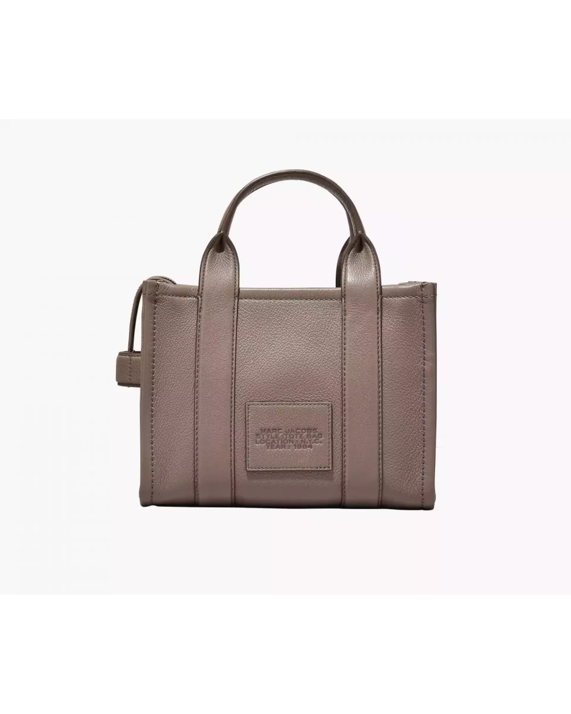 The Tote Bag Leather Medium - Cement