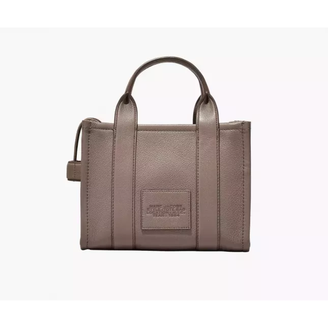  Marc Jacobs The Tote Bag Leather Medium - cement