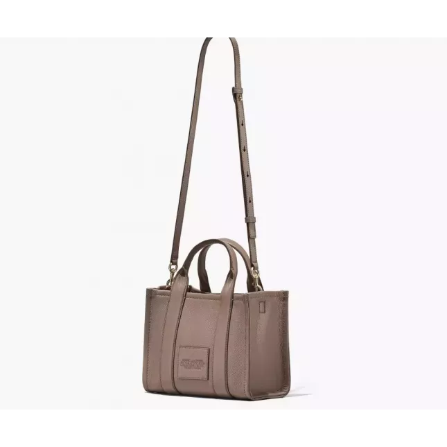  Marc Jacobs The Tote Bag Leather Medium - cement