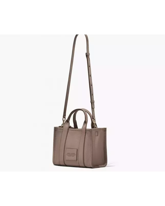  Marc Jacobs The Tote Bag Leather Medium - cement