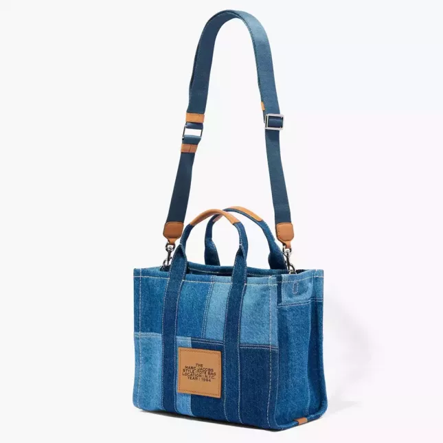 Marc Jacobs The Tote Bag Denim Medium - blue