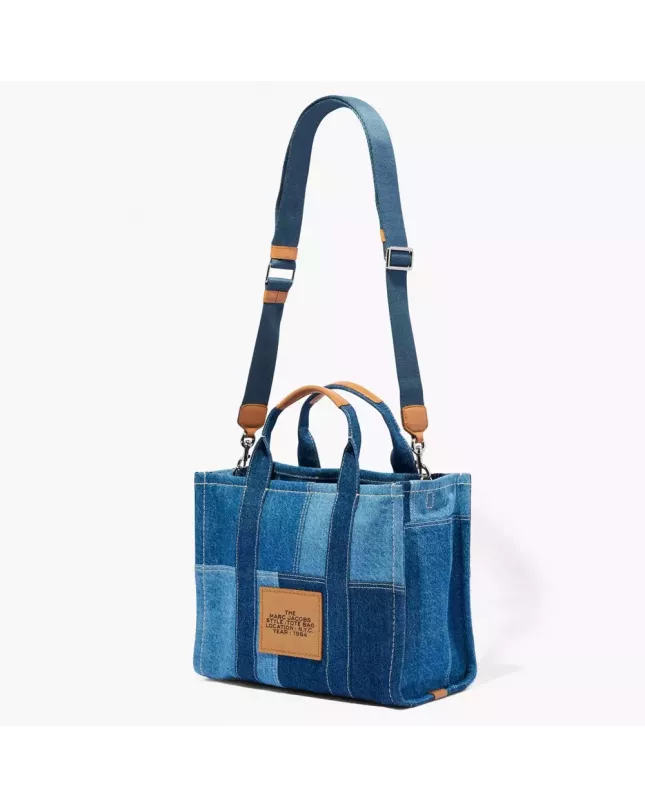 Marc Jacobs The Tote Bag Denim Medium - blue