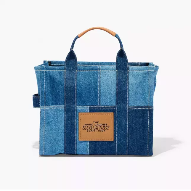 Marc Jacobs The Tote Bag Denim Medium - blue