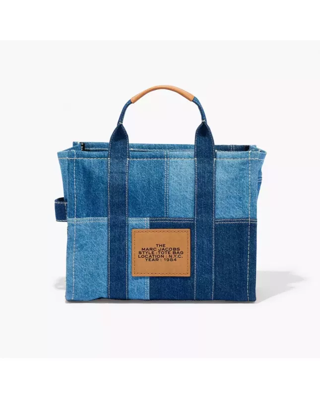 Marc Jacobs The Tote Bag Denim Medium - blue