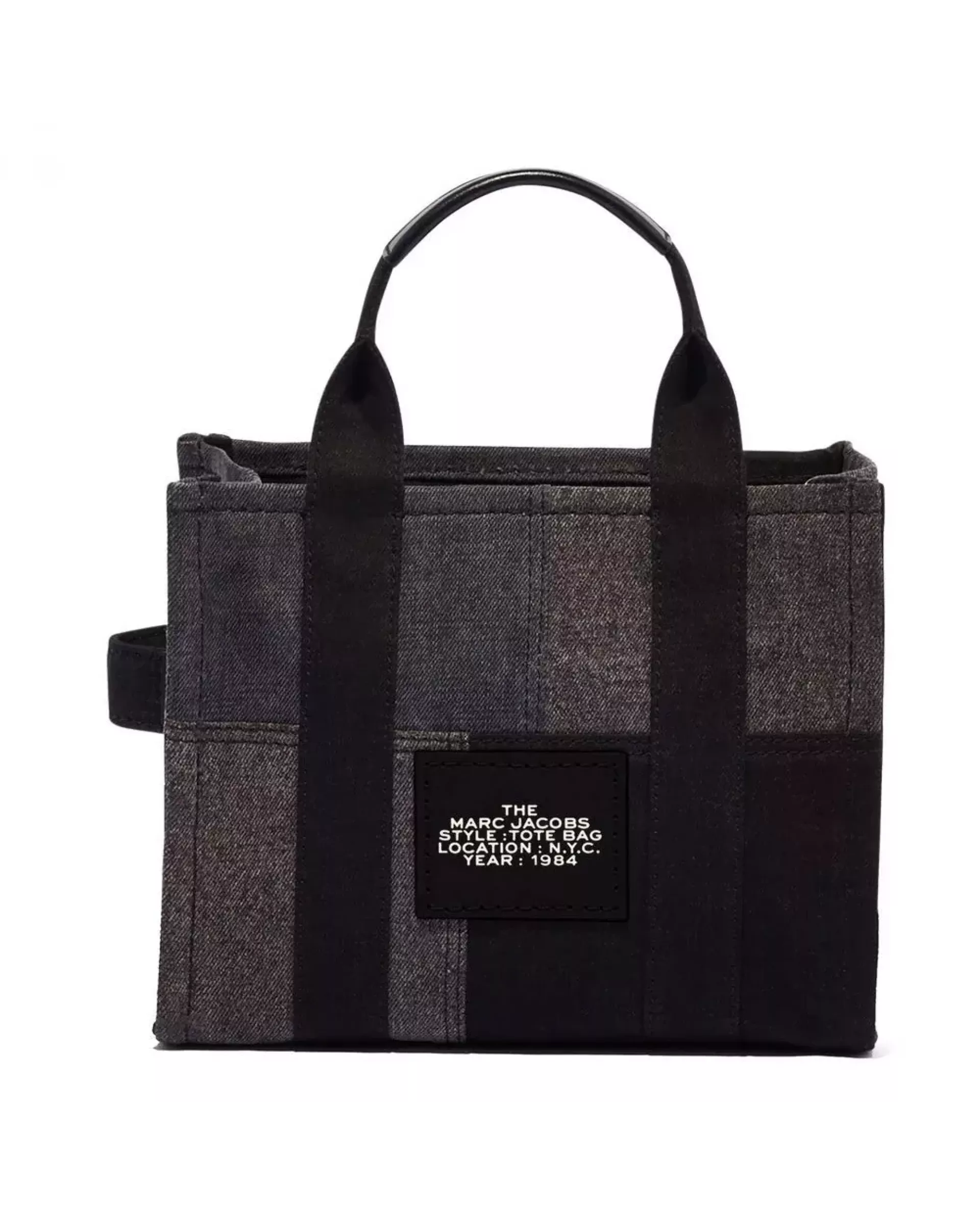 The Tote Bag Denim Medium Traveler - Black