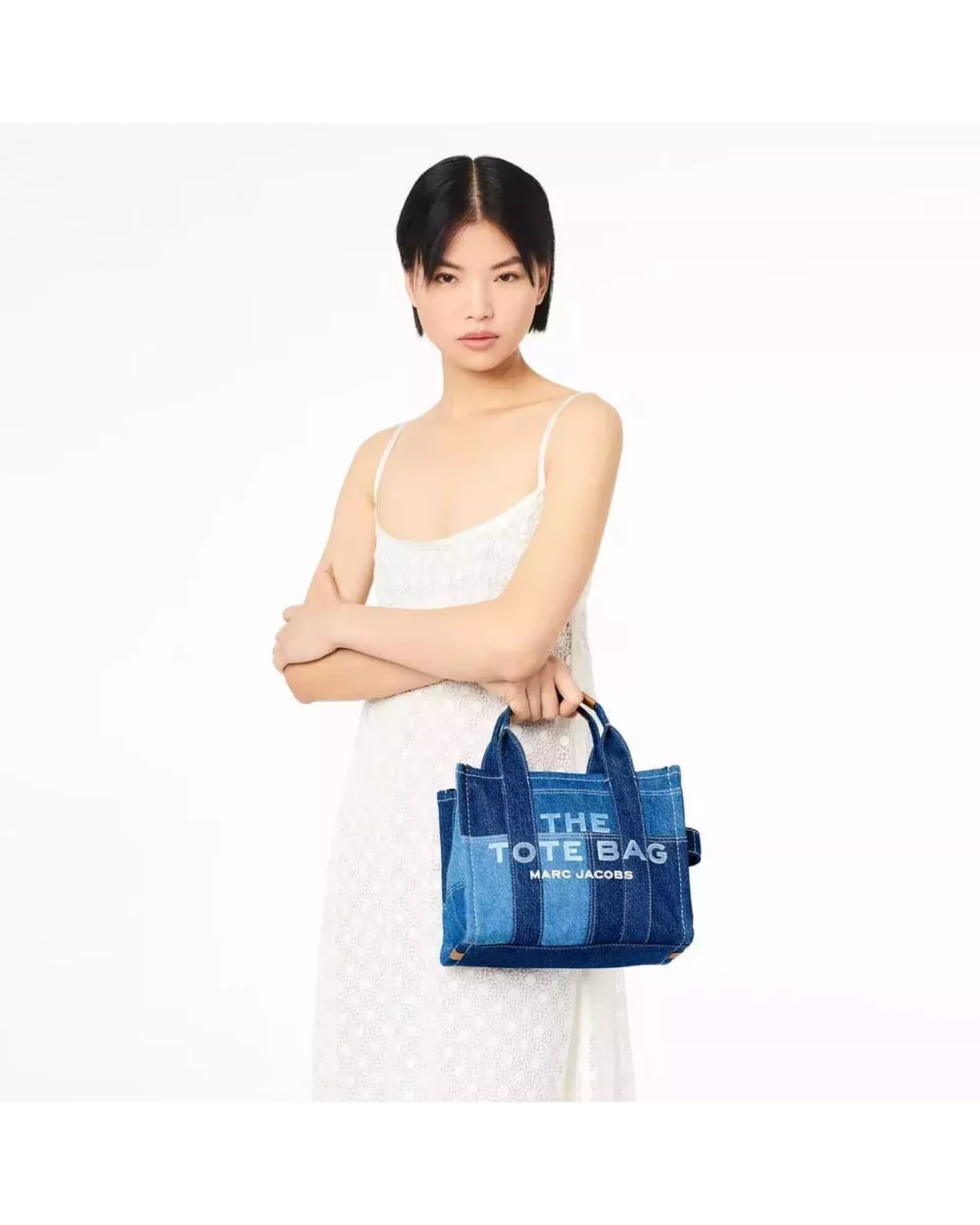 The Tote Bag Denim Small  - Blue