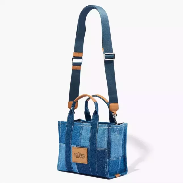 Marc Jacobs The Tote Bag Denim Small  - blue