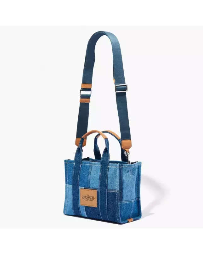 Marc Jacobs The Tote Bag Denim Small  - blue