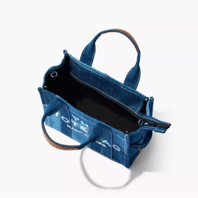 Marc Jacobs The Tote Bag Denim Small  - blue