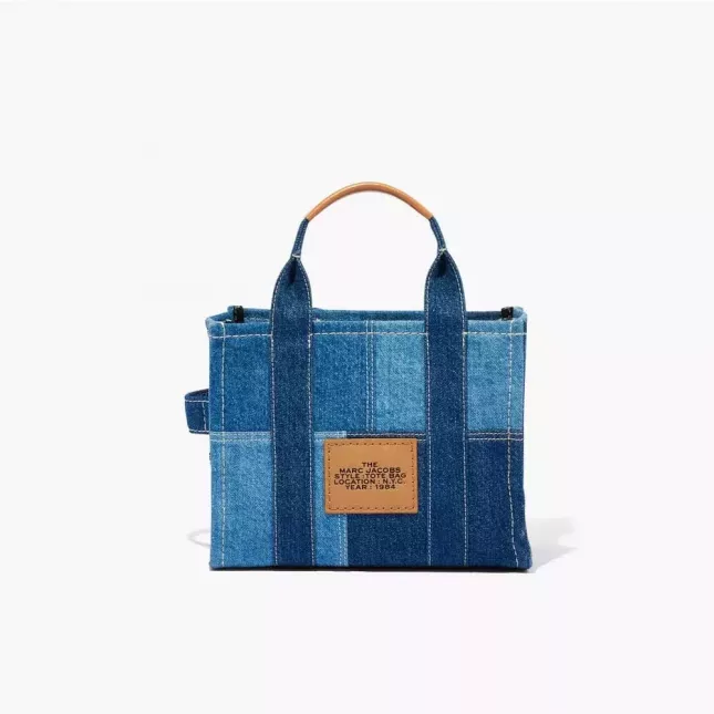 Marc Jacobs The Tote Bag Denim Small  - blue