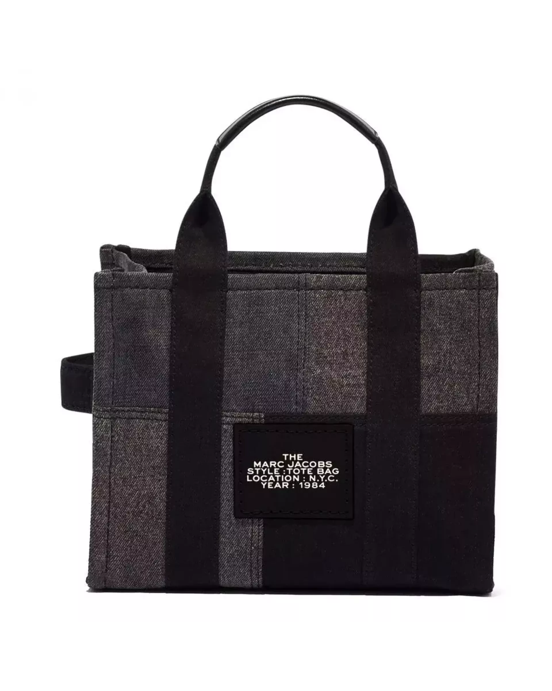 The Tote Bag Denim Small Traveler - Black