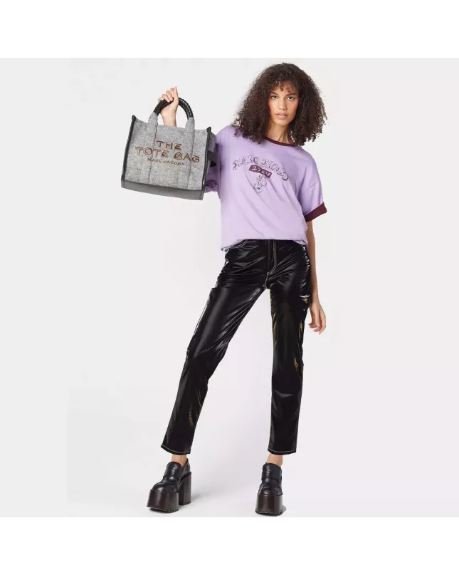 Marc Jacobs The Tote Bag felt flannel medium heather - Grey