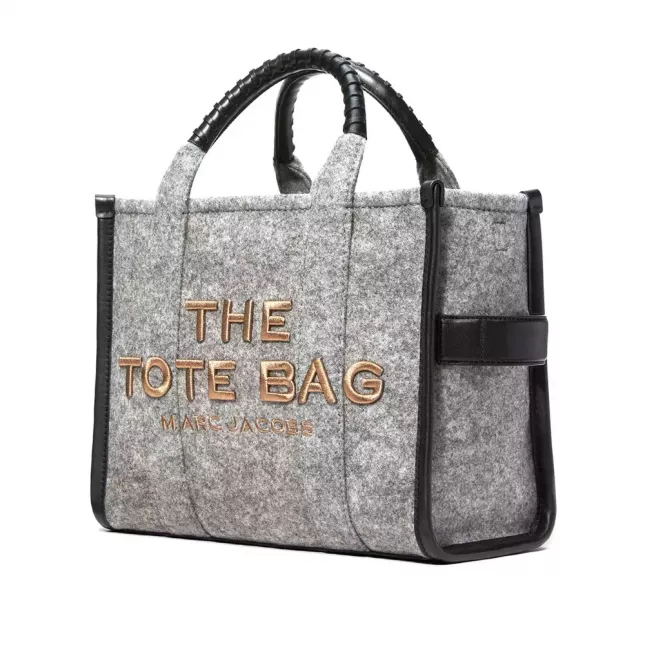 Marc Jacobs The Tote Bag felt flannel medium heather - Grey
