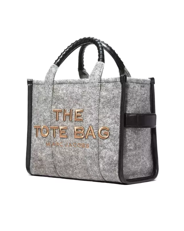 Marc Jacobs The Tote Bag felt flannel medium heather - Grey