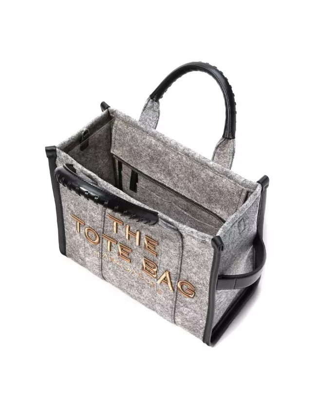 Marc Jacobs The Tote Bag felt flannel medium heather - Grey