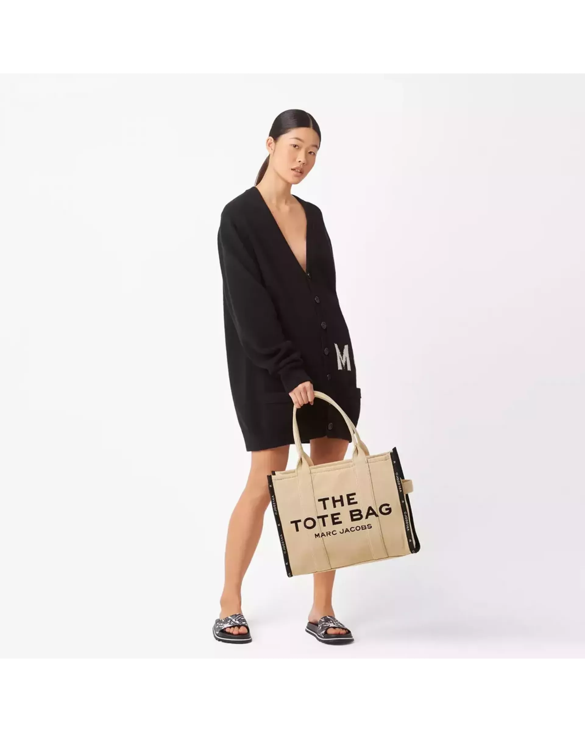 Сумка Marc Jacobs The Tote Bag Jacquard Large - warm sand