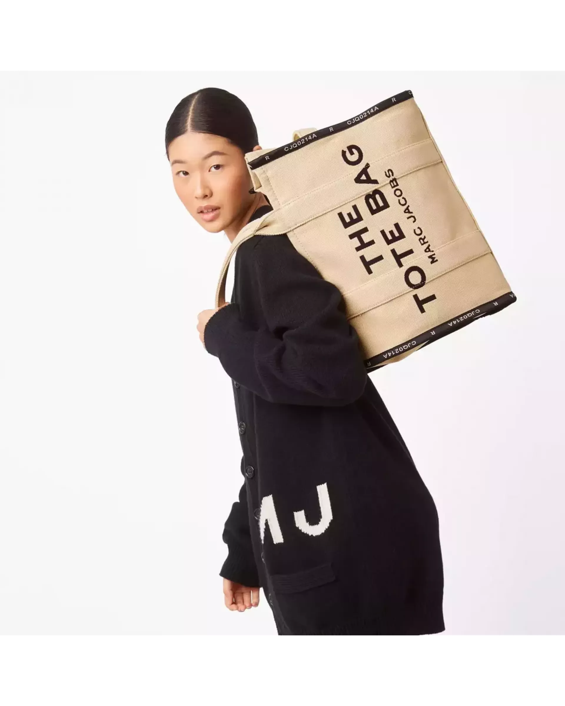 Сумка Marc Jacobs The Tote Bag Jacquard Large - warm sand