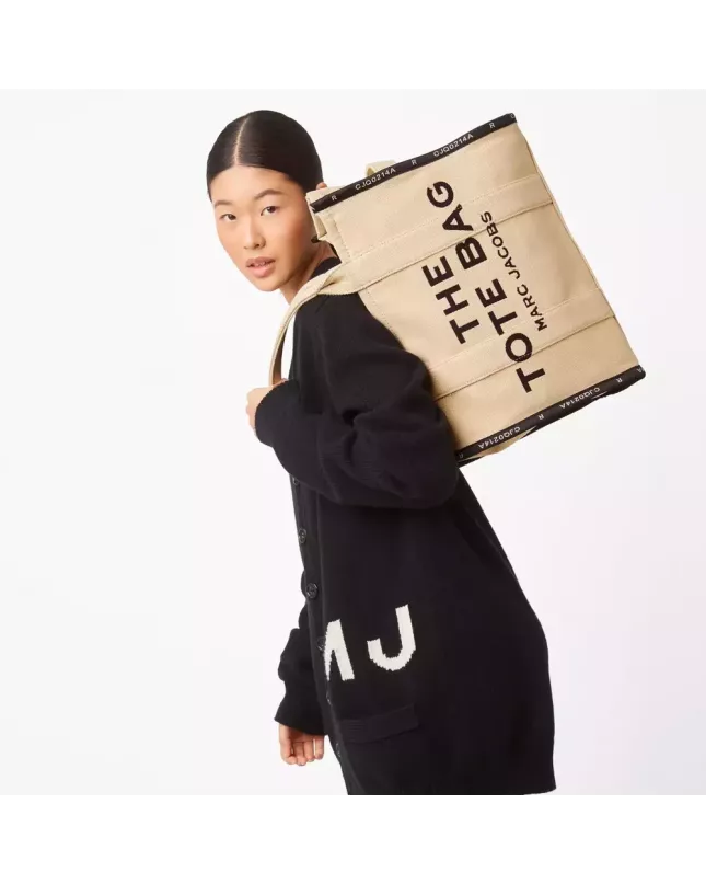 Сумка Marc Jacobs The Tote Bag Jacquard Large - warm sand