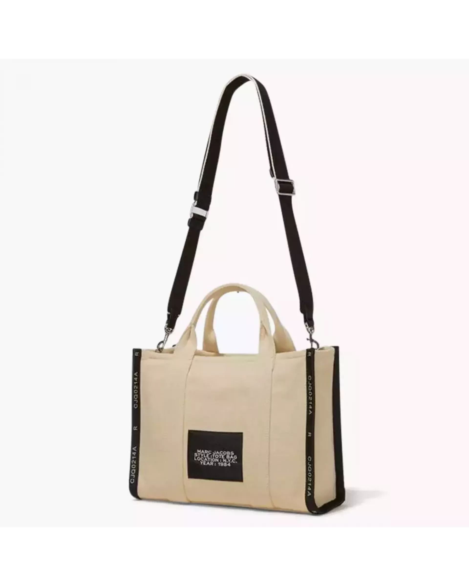 The Tote Bag Jacquard Medium - Warm Sand