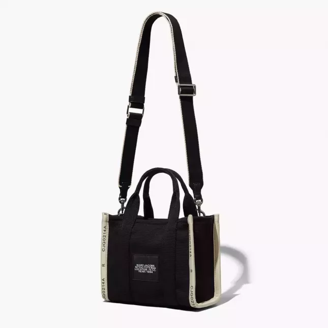 Marc Jacobs The Tote Bag Jacquard Small  - black