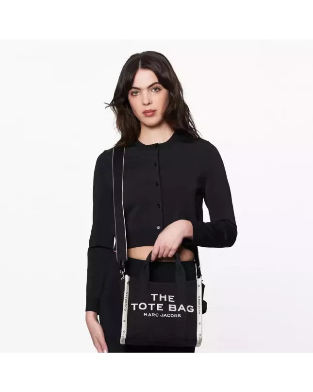 Marc Jacobs The Tote Bag Jacquard Small  - black