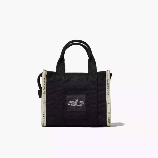 Marc Jacobs The Tote Bag Jacquard Small  - black