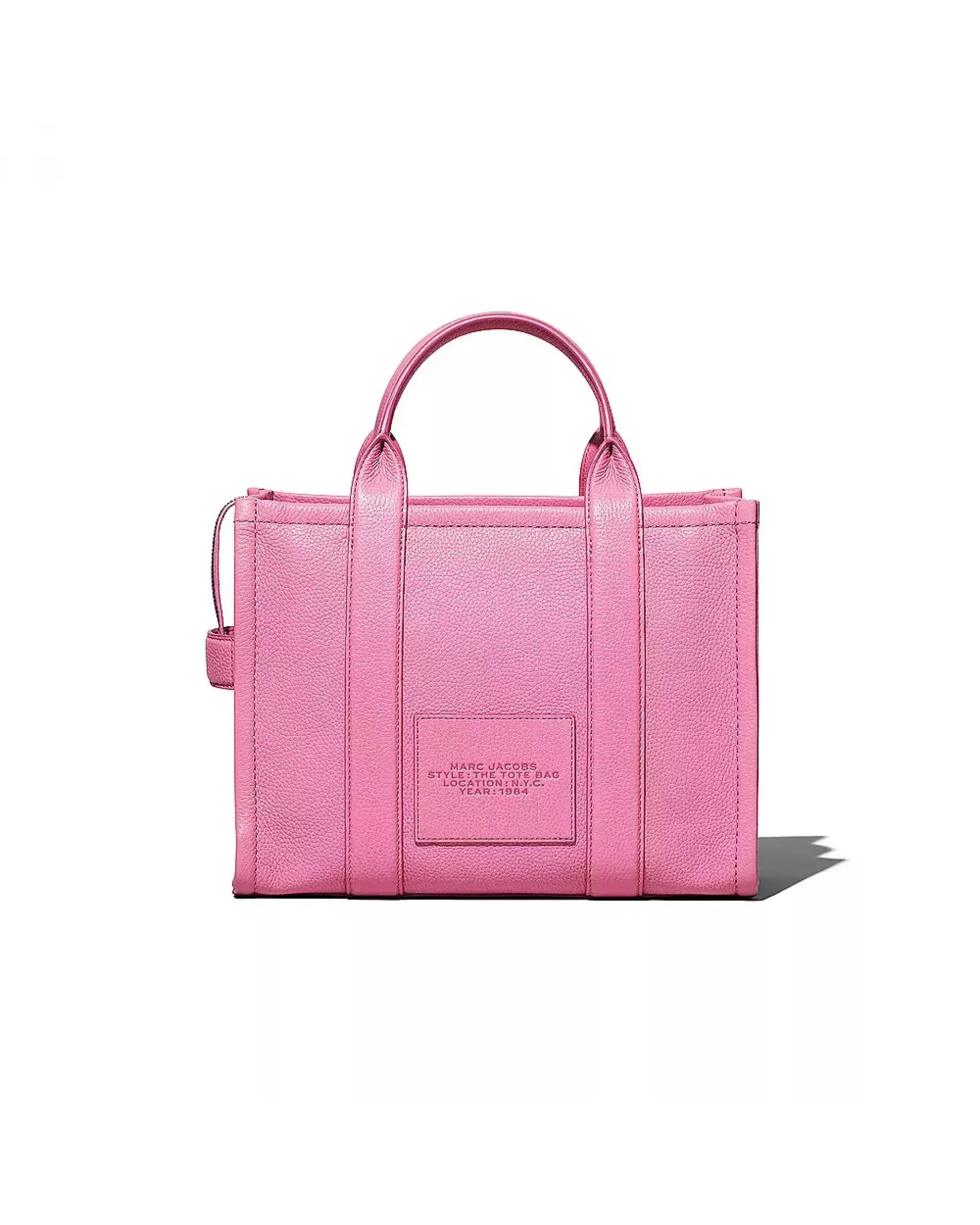 The Tote Bag Leather Medium - Candy Pink