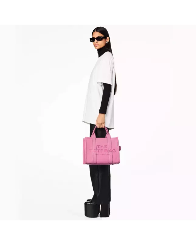  Marc Jacobs The Tote Bag Leather Medium - candy pink