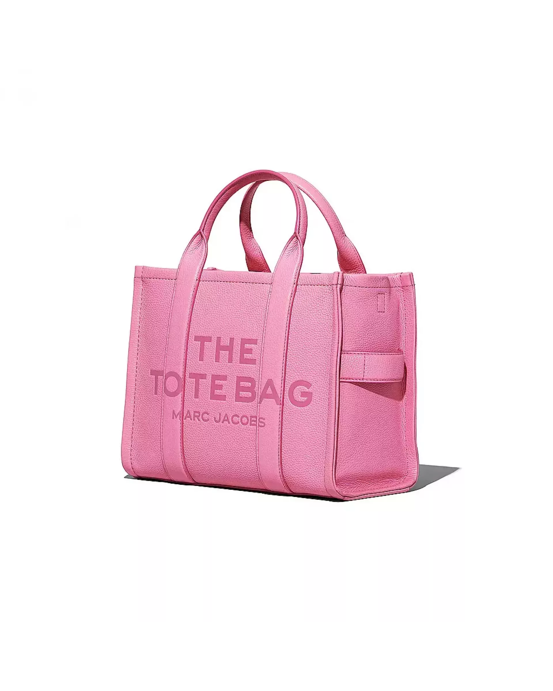 The Tote Bag Leather Medium - Candy Pink