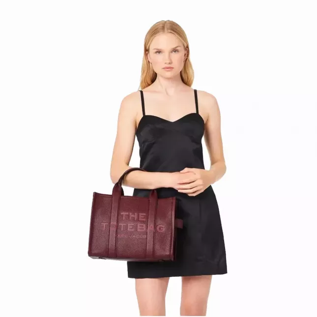 Marc Jacobs The Tote Bag Leather Medium - chianti
