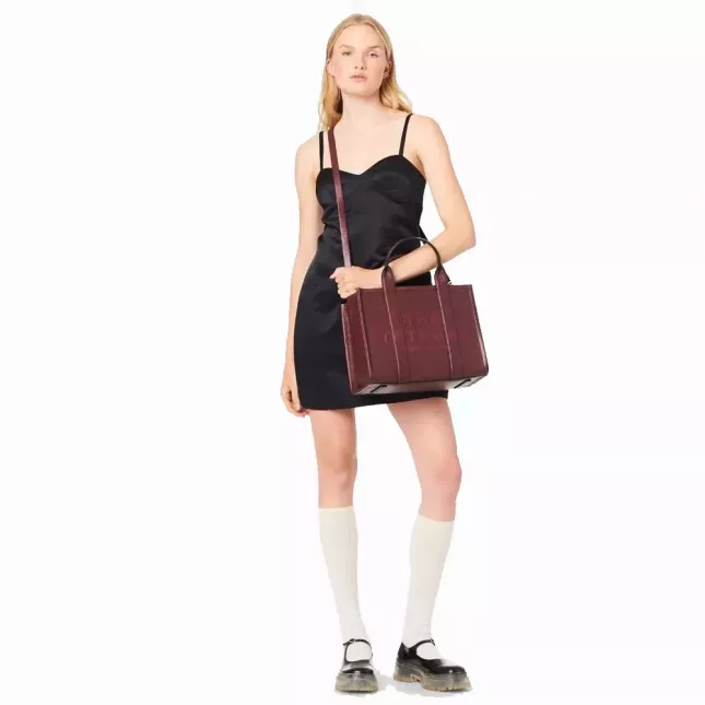 Marc Jacobs The Tote Bag Leather Medium - chianti