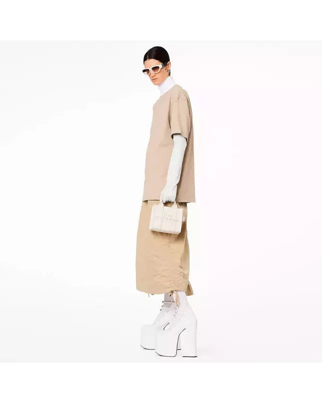Сумка Marc Jacobs The Tote Bag Leather Micro - cotton silver