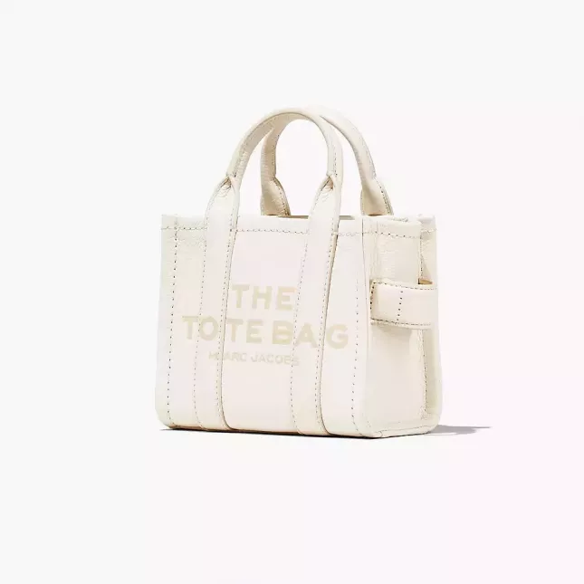 Сумка Marc Jacobs The Tote Bag Leather Micro - cotton silver