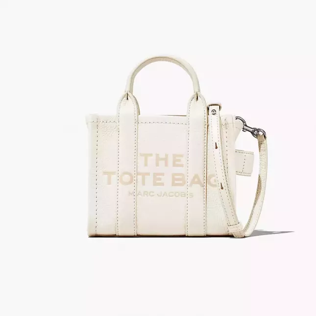 Сумка Marc Jacobs The Tote Bag Leather Micro - cotton silver