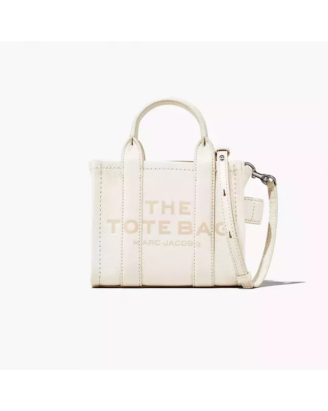 Сумка Marc Jacobs The Tote Bag Leather Micro - cotton silver