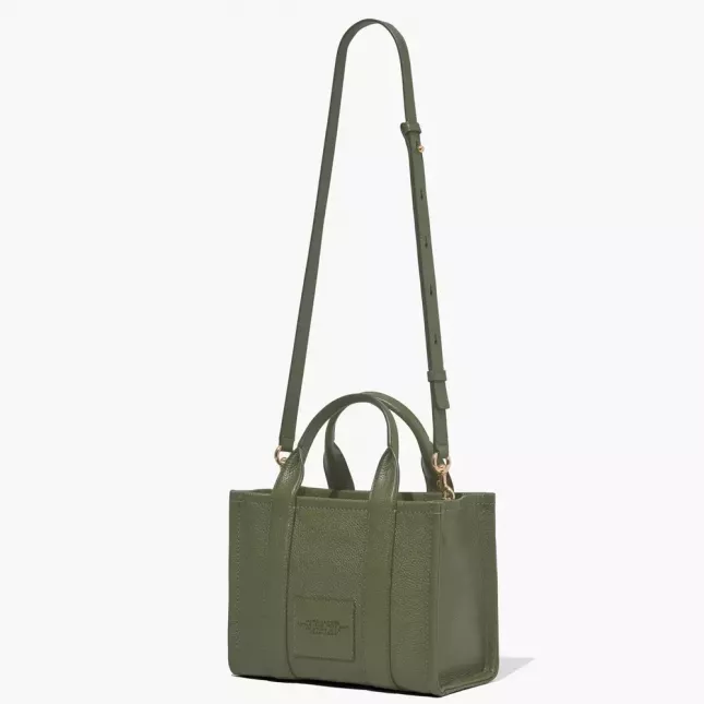 Marc Jacobs The Tote Bag Leather Small  - bronze green