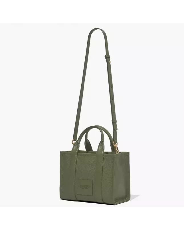 Marc Jacobs The Tote Bag Leather Small  - bronze green