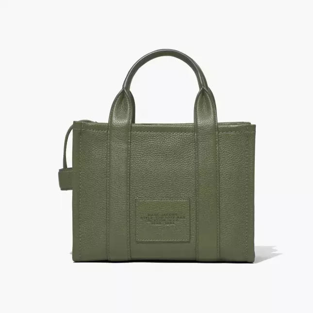 Marc Jacobs The Tote Bag Leather Small  - bronze green