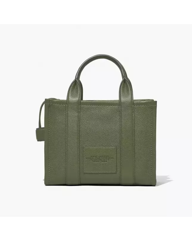 Marc Jacobs The Tote Bag Leather Small  - bronze green