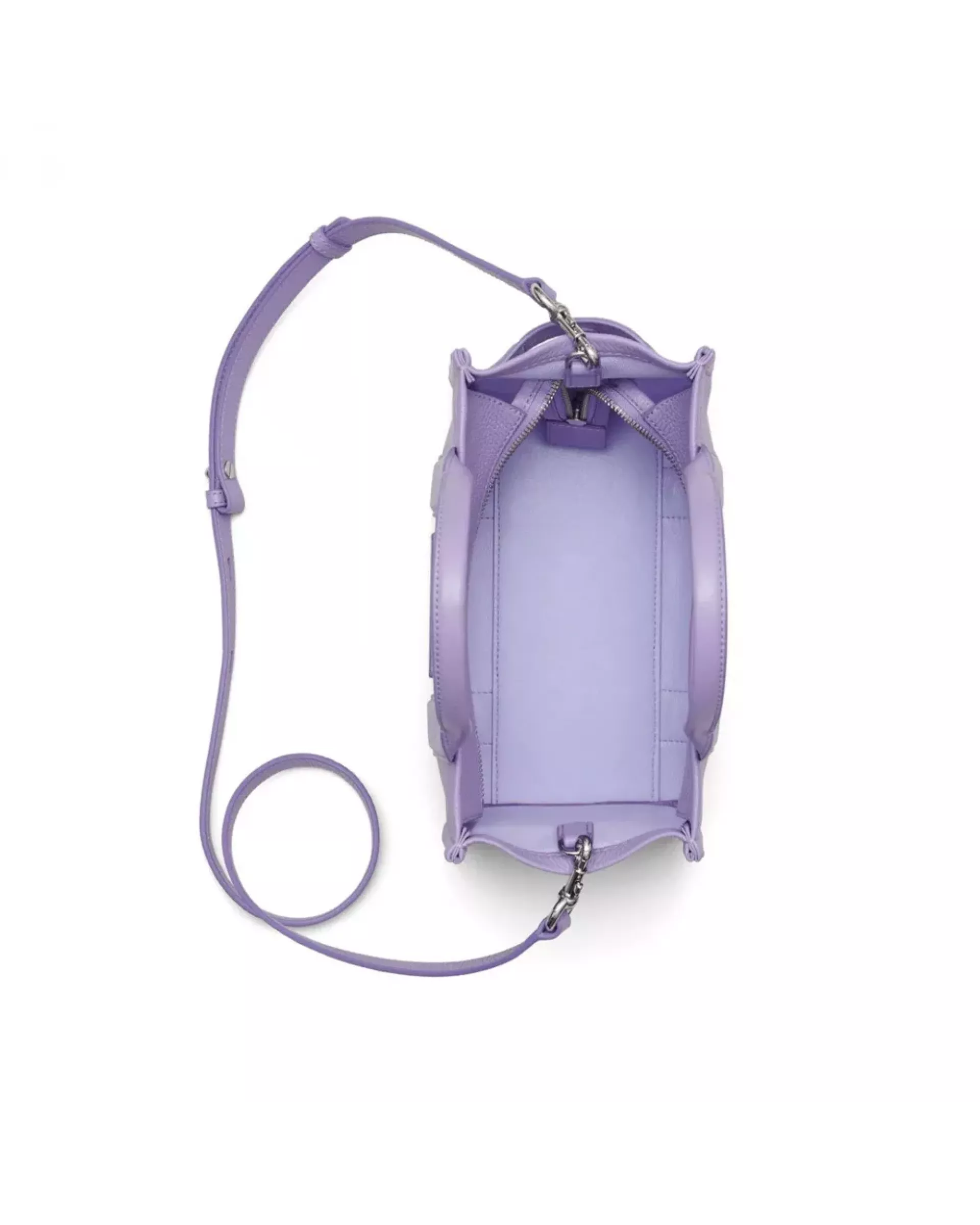 The Tote Bag Leather Small  - lavender