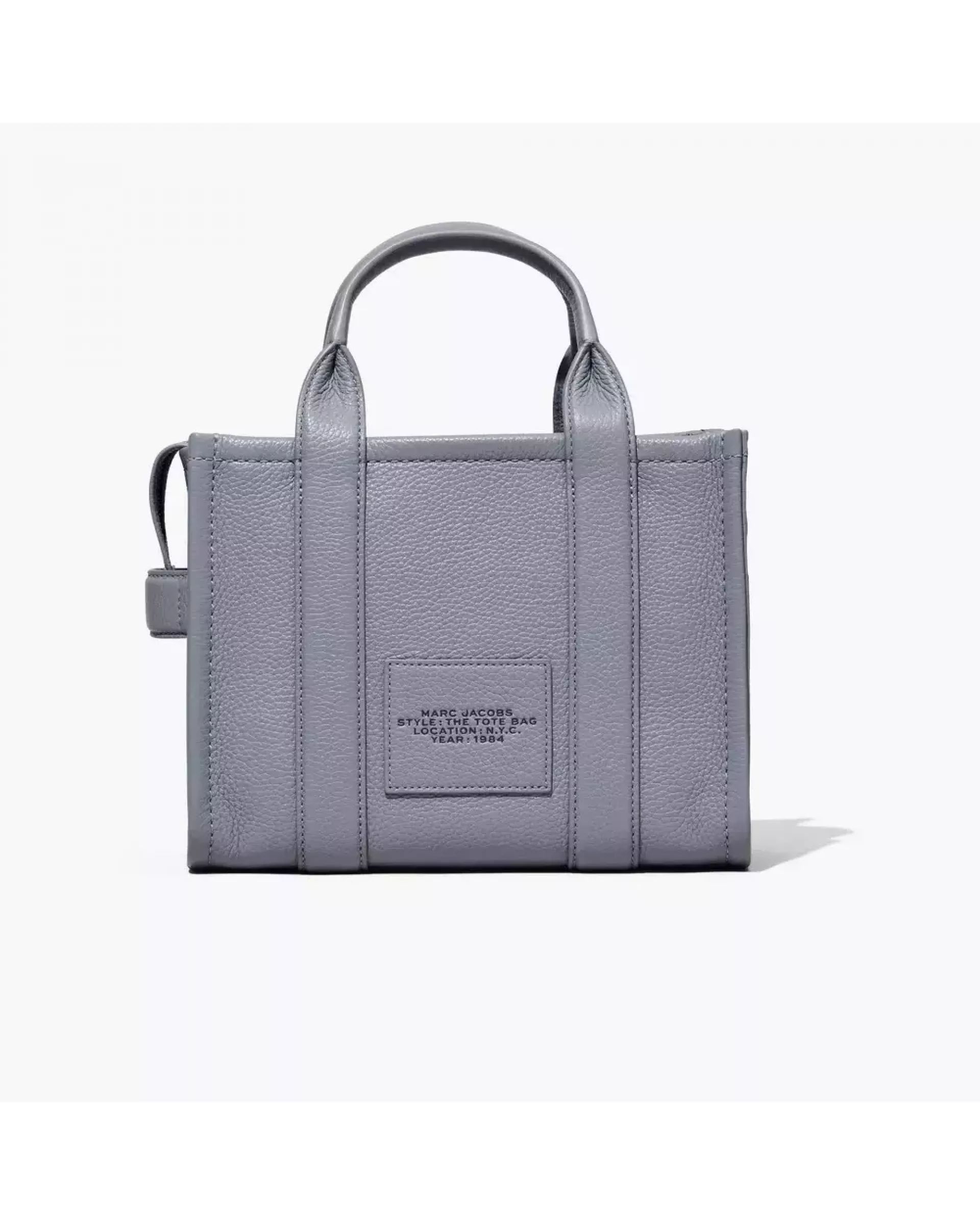 The Tote Bag Leather Small -  Wolf Grey