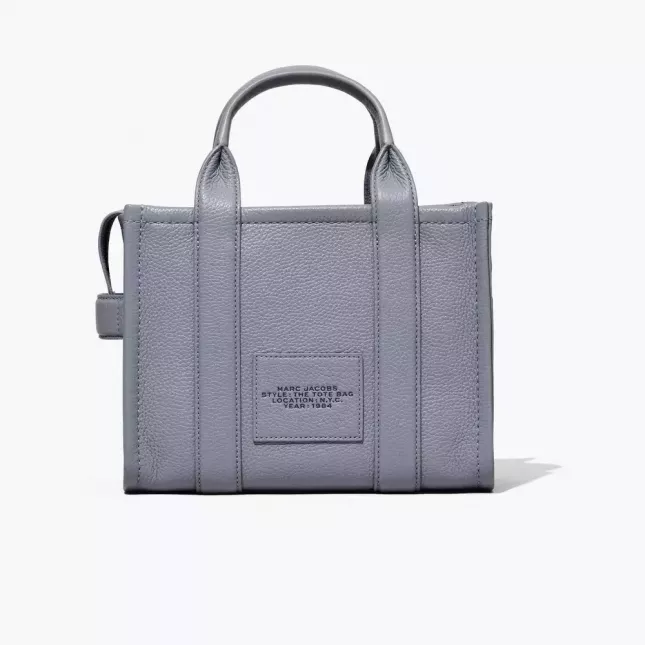  Marc Jacobs The Tote Bag Leather Small  Wolf - grey