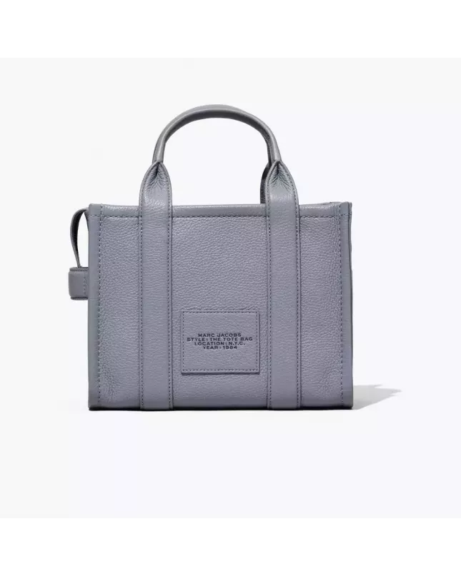 Marc Jacobs The Tote Bag Leather Small  Wolf - grey