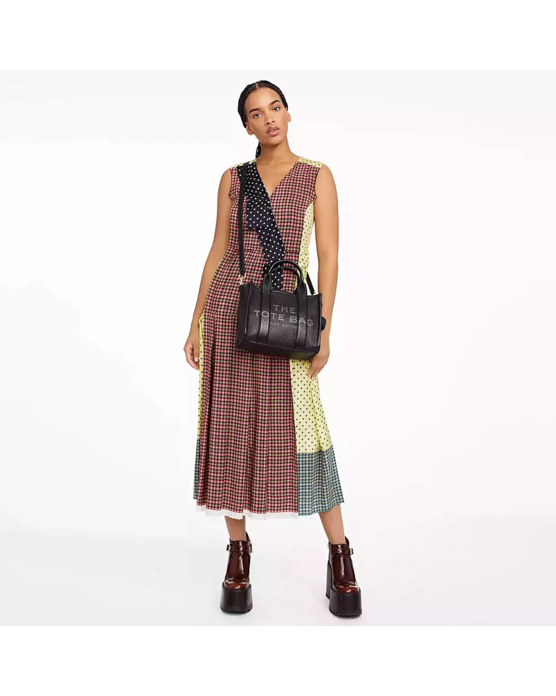 The Tote Bag Leather Small  - Black