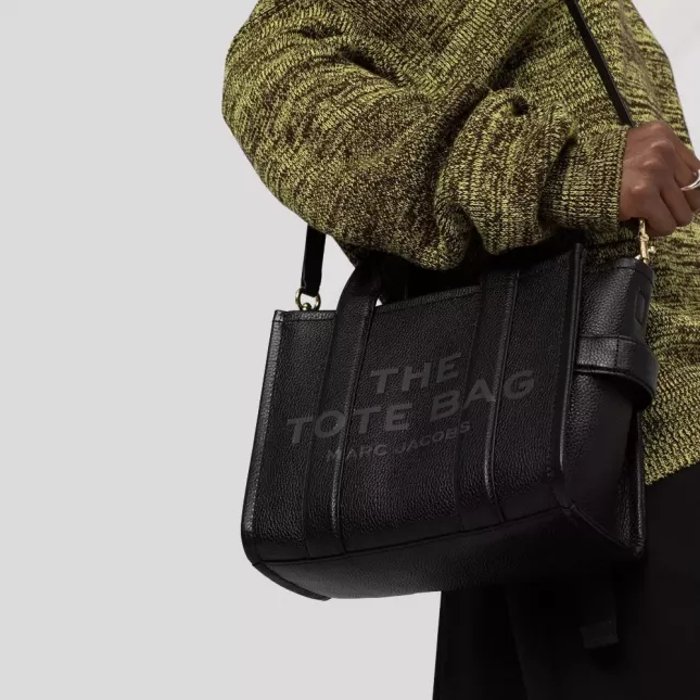 Marc Jacobs The Tote Bag Leather Small  - black