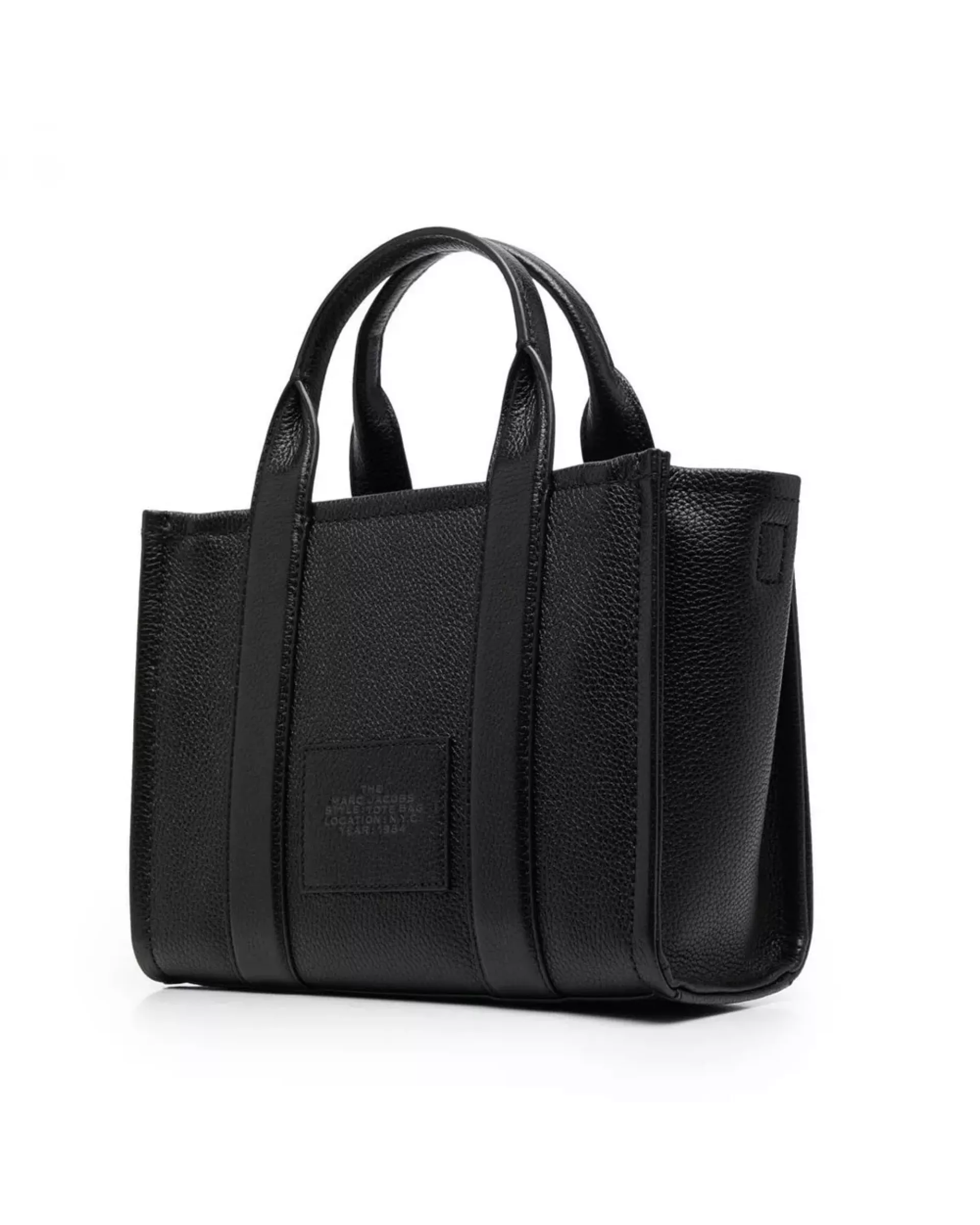 The Tote Bag Leather Small  - Black