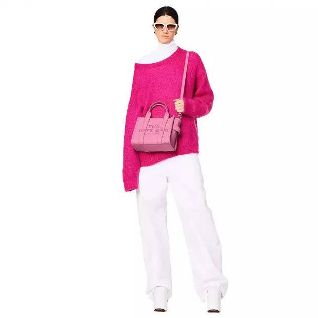 Marc Jacobs The Tote Bag Leather Small - candy pink