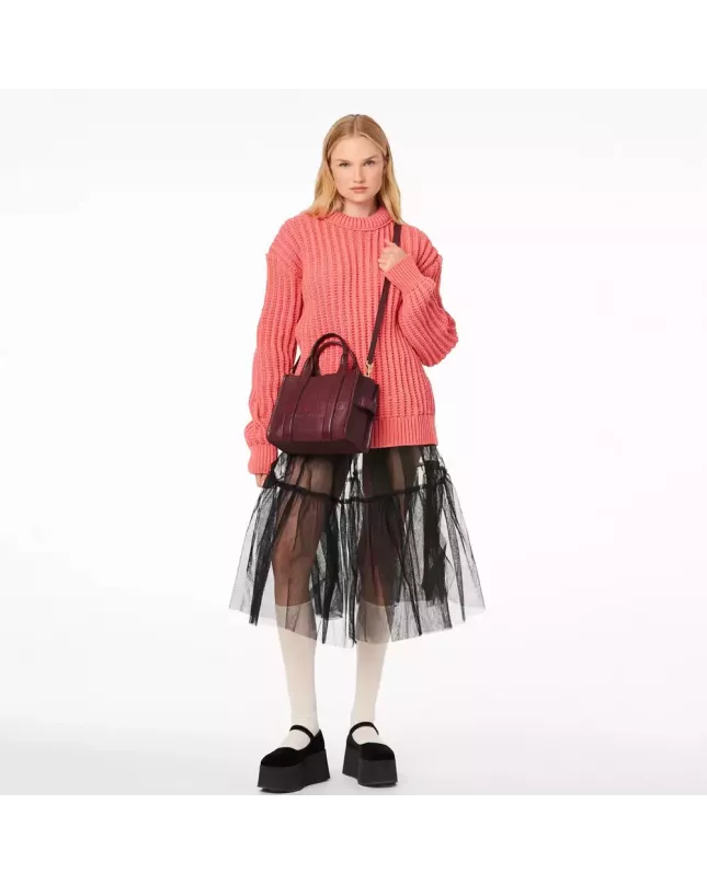 Marc Jacobs The Tote Bag Leather Small  - chianti