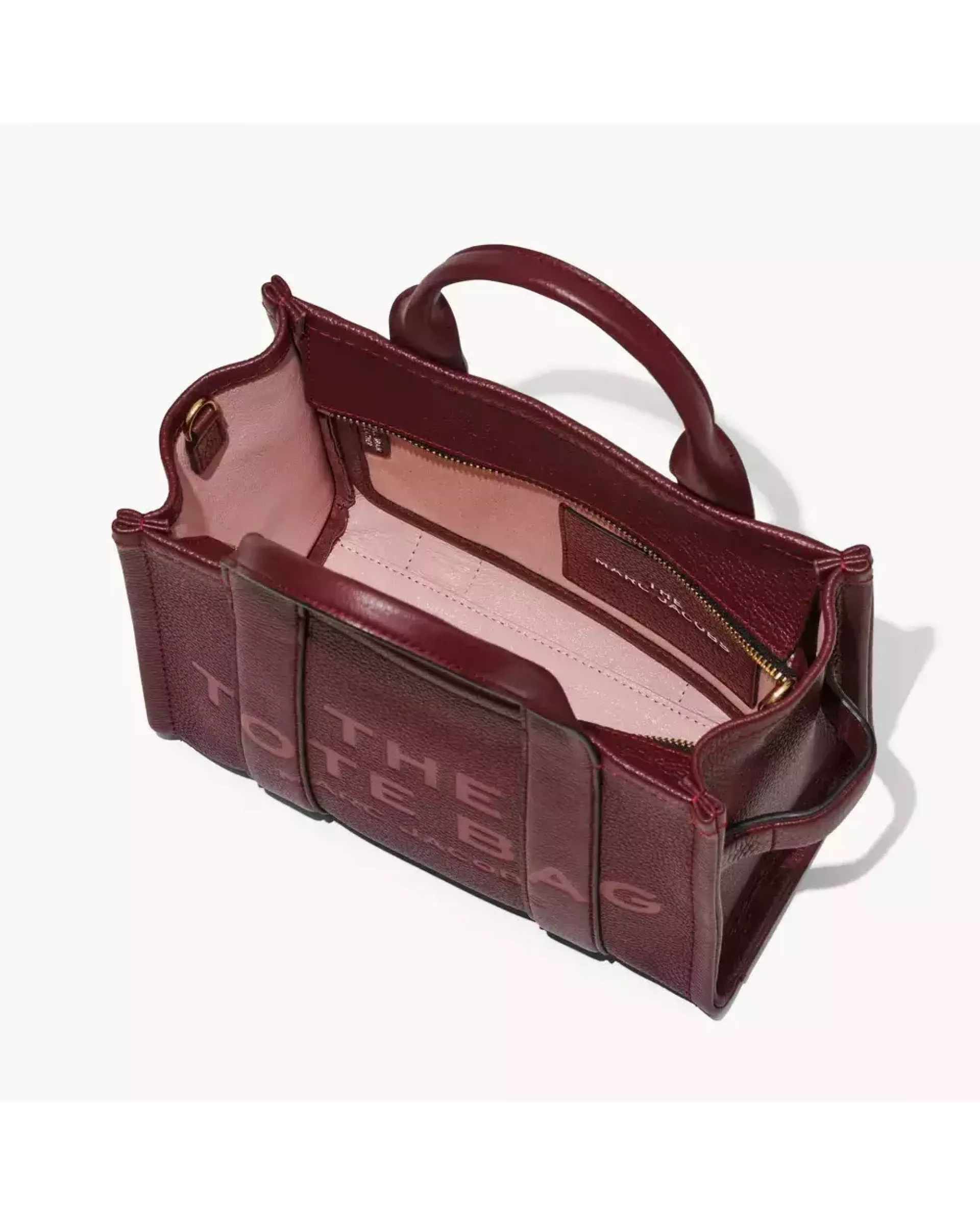 The Tote Bag Leather Small  - Chianti
