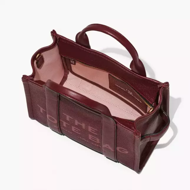 Marc Jacobs The Tote Bag Leather Small  - chianti